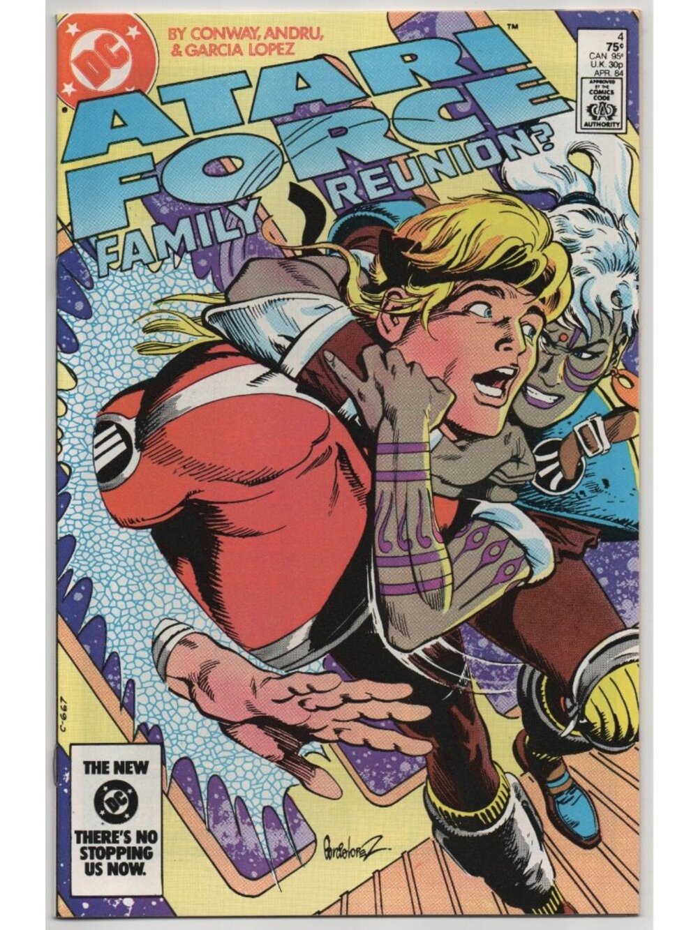 Atari Force 4 DC Comics 1984 VF+ 8.5 Conway Andru Garcia-Lopez Families